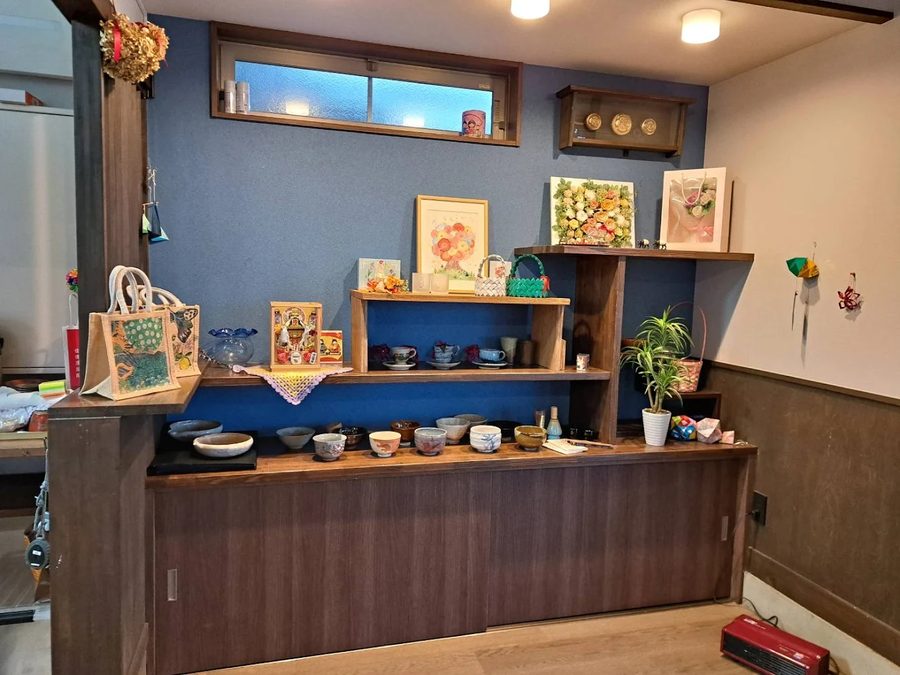ハンドメイド作品の展示